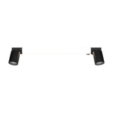 Enrico 3 Light LED Linear Outdoor Wall Light – Matt Black