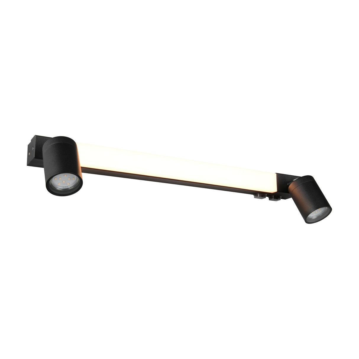 Enrico 3 Light LED Linear Outdoor Wall Light – Matt Black