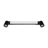 Enrico 3 Light LED Linear Outdoor Wall Light – Matt Black