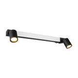 Enrico 3 Light LED Linear Outdoor Wall Light – Matt Black