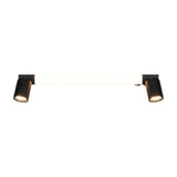 Enrico 3 Light LED Linear Outdoor Wall Light – Matt Black