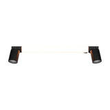 Enrico 3 Light LED Linear Outdoor Wall Light – Matt Black