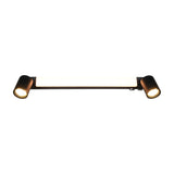 Enrico 3 Light LED Linear Outdoor Wall Light – Matt Black
