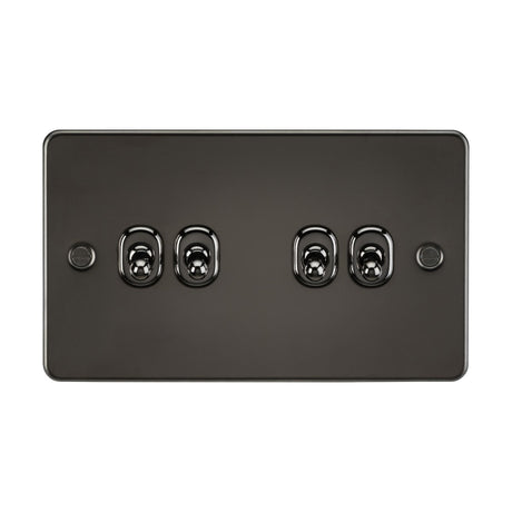 10AX 4G 2-way Toggle Switch - Gunmetal