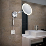 View LED Glass Outdoor Wall Light – Chrome