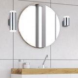 Ray LED Up Down Outdoor Wall Light – Chrome