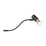 Giada Glass Outdoor Wall Light – Matt Black