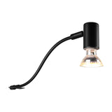 Giada Glass Outdoor Wall Light – Matt Black