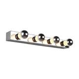 Theatro 4 Light Glass Outdoor Wall Light – Chrome