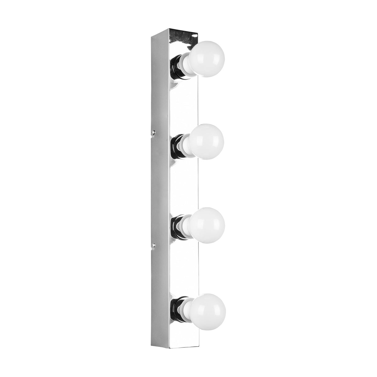 Theatro 4 Light Glass Outdoor Wall Light – Chrome