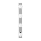 Theatro 4 Light Glass Outdoor Wall Light – Chrome