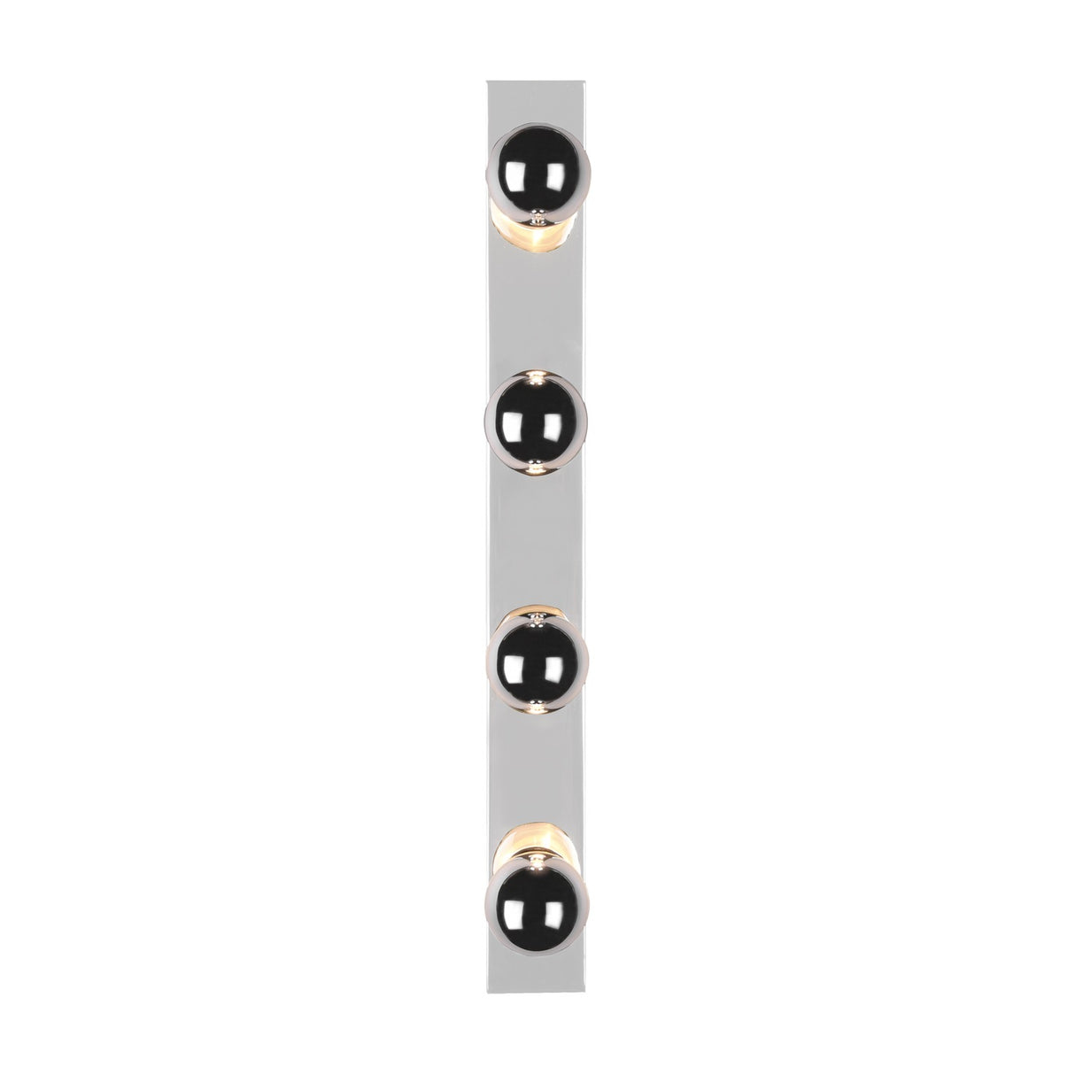 Theatro 4 Light Glass Outdoor Wall Light – Chrome