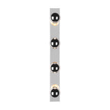 Theatro 4 Light Glass Outdoor Wall Light – Chrome