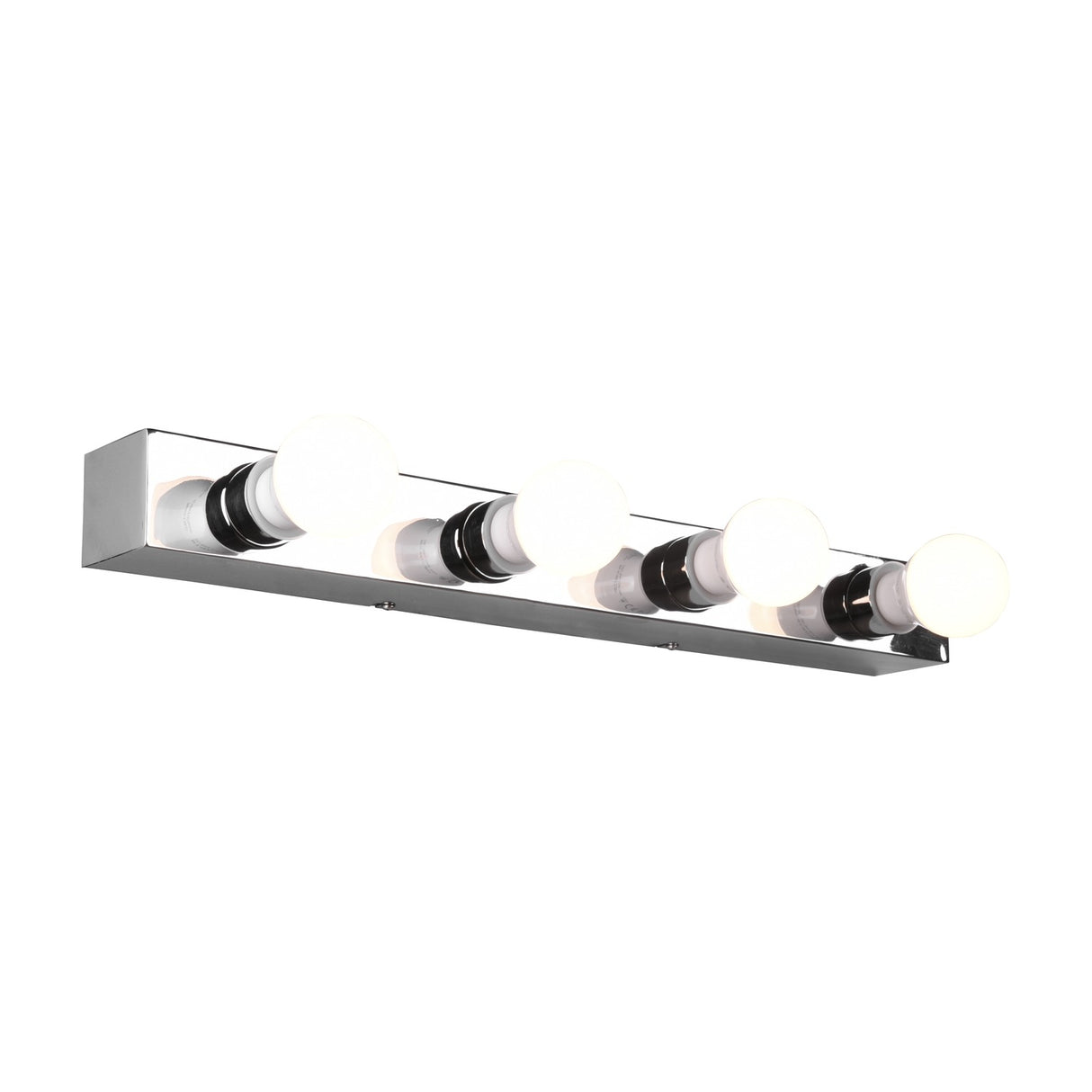 Theatro 4 Light Glass Outdoor Wall Light – Chrome
