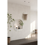 Arbo Ice Tree Ring Printed Glass Wall Mirror 80cm
