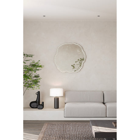 Arbo Ice Tree Ring Printed Glass Wall Mirror 101cm
