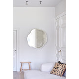 Arbo Ice Tree Ring Printed Glass Wall Mirror 101cm