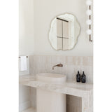 Arbo Ice Tree Ring Printed Glass Wall Mirror 101cm