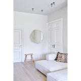 Arbo Ice Tree Ring Printed Glass Wall Mirror 101cm