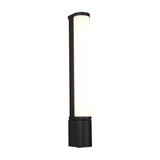 Piera 41cm LED Outdoor Wall Light – Matt Black