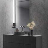 Piera 79cm LED Outdoor Wall Light – Matt Black