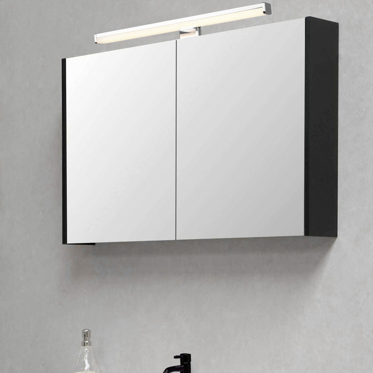 Lino LED Linear 40cm Outdoor Wall Light – Chrome