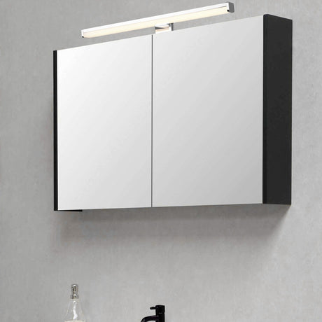 Lino LED Linear 40cm Outdoor Wall Light – Chrome