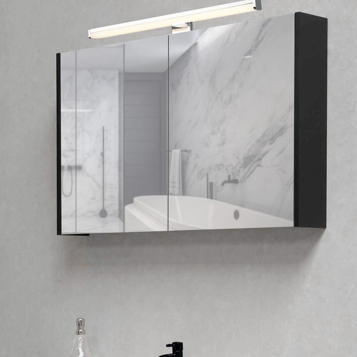 Lino LED Linear 40cm Outdoor Wall Light – Chrome