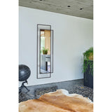 Bordo Printed Glass Frameless Wall Mirror 170cm