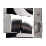 Kula Glass Outdoor Wall Light – Chrome