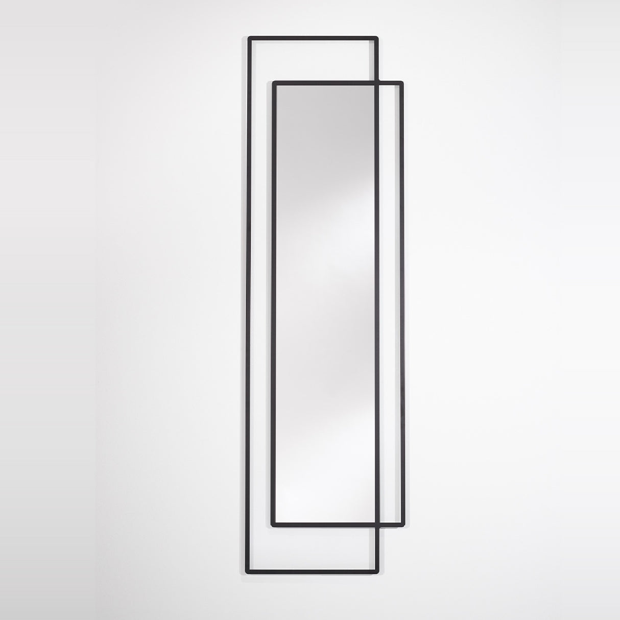 Bordo Printed Glass Frameless Wall Mirror 170cm