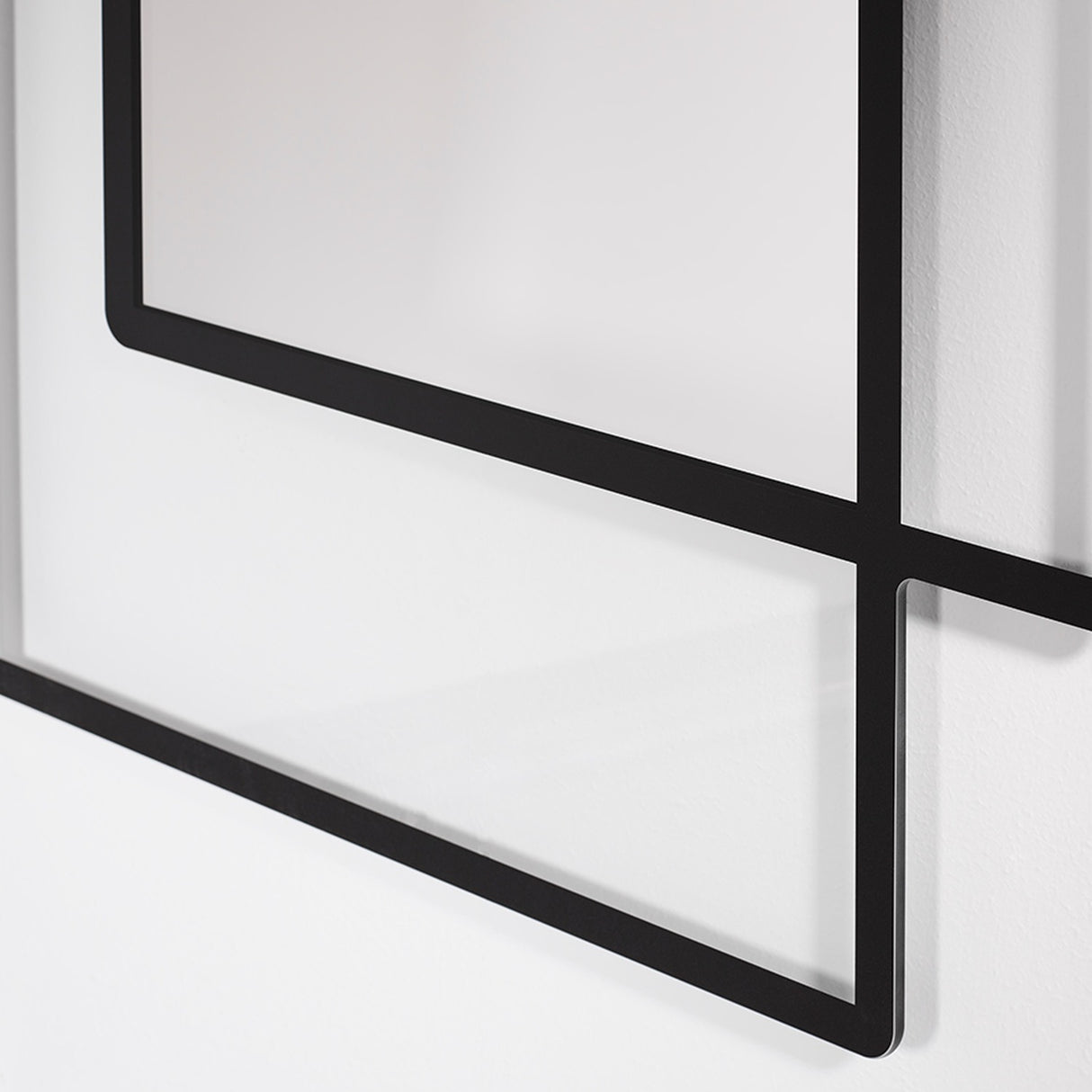 Bordo Printed Glass Frameless Wall Mirror 170cm