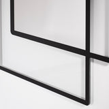 Bordo Printed Glass Frameless Wall Mirror 170cm
