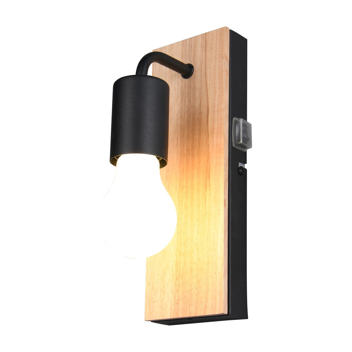 Arturo Glass Outdoor Wall Light – Wood