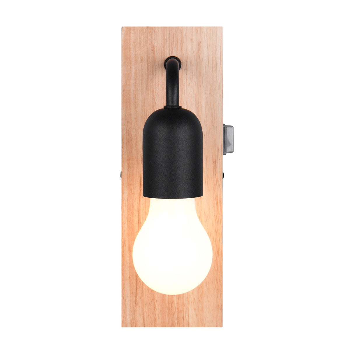 Arturo Glass Outdoor Wall Light – Wood