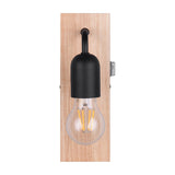 Arturo Glass Outdoor Wall Light – Wood
