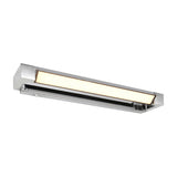 Fabrizio LED Glass Outdoor Wall Light – Chrome