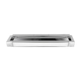 Fabrizio LED Glass Outdoor Wall Light – Chrome