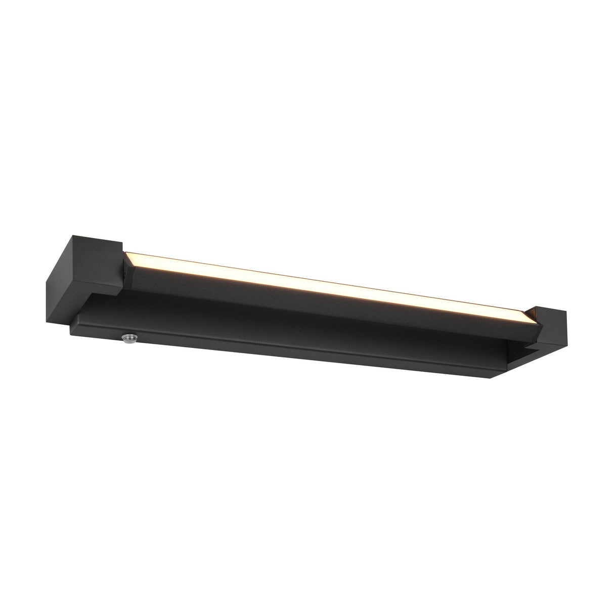 Fabrizio LED Linear 50cm Outdoor Wall Light – Matt Black