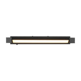 Fabrizio LED Linear 50cm Outdoor Wall Light – Matt Black