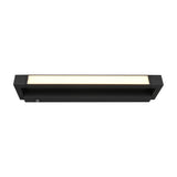 Fabrizio LED Linear 50cm Outdoor Wall Light – Matt Black