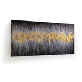 Sendero Gold Pulse Acrylic Painting - 80x160cm
