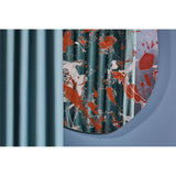 Floc Paint Splatter Printed Glass Wall Mirror 105cm