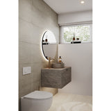 Brio Clear Demister LED IP44 Round Bathroom Mirror 82cm