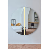 Luna Light LED Two Piece Round Wall Mirror 150cm