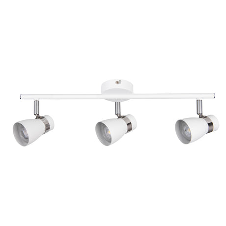 Enali 470x80 3 x GU10 Triple Spotlight Bar - White