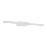 Introducing the Orbix LED Bathroom Mirror Light, a sleek and modern white wall-mounted fixture measuring 60cm in length. This minimalist light is crafted from powder-coated aluminum and features energy-efficient 18W LED technology with a warm 3000K color temperature, making it an ideal addition to contemporary interiors.