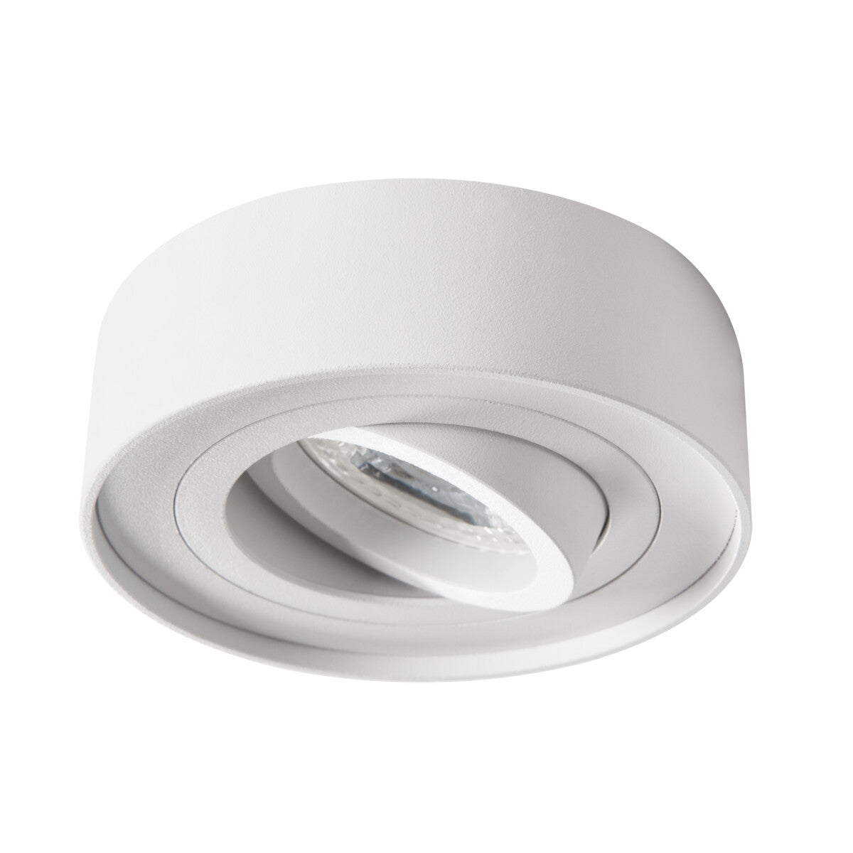 Adjustable GU10 Spotlight 30° Round 10W Max 85mm cut-out - White Mini