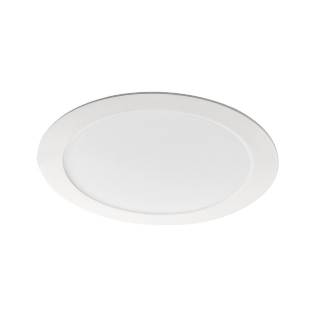 Rounda Ø220 18W Recessed Downlight Warm White - White