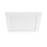 Katro 225x225 18W Recessed Downlight IP44 Square Cool White - White
